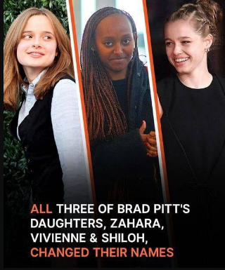 Now ALL of Pitt’s daughters will be known differently. The girls’ NEW FULL NAMES are in