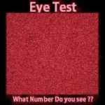After staring at this eye test, what do you see?