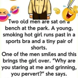 Old Men Sitting On A Bench…We’ve chuckled with tears with this joke…