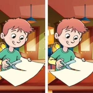 Try to find the difference between the images in 17 seconds.