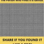 A genius is someone who finds 8.