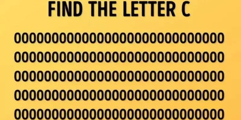 Only people with high IQ can spot the hidden ‘C’ in 9 seconds