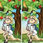 Try to find the differences hidden in the picture “Girl with a milkshake” in 22 seconds