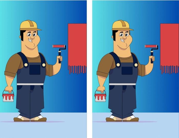 See if you can spot the difference in the artist’s image within 12 seconds.