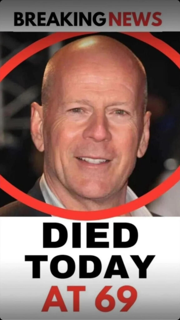 PRAY FOR BRUCE WILLIS