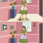 Try to find 5 differences hidden in the picture in 11 seconds