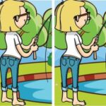Try to find the hidden difference in the fishing image in 18 seconds