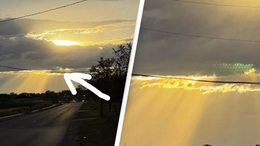 Person captures a ‘glitch in the matrix’ while photographing the sky, leaving everyone puzzled.