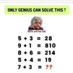 Can You Solve Today’s Math Equation Puzzle? It’s The DaiIy Math Challenge.