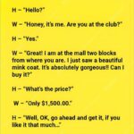 A Wife Asks Her Husband To Spend A Lot Of Money