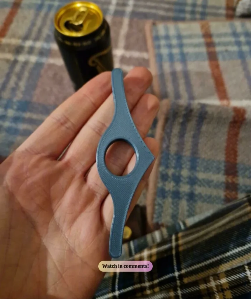 Pointed on one end, plastic, and measures in inches. Given to me as a Christmas gift?! Any guesses??