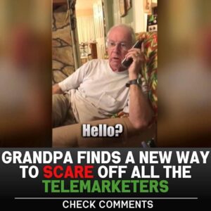 LOL! Grandpa Finds A New Way To Scare Off All The Telemarketers (VIDEO)