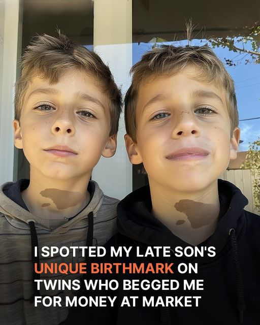 ‘We Want to Eat,’ Twins Beg Lady, She Notices They Have Her Late Son’s Birthmark