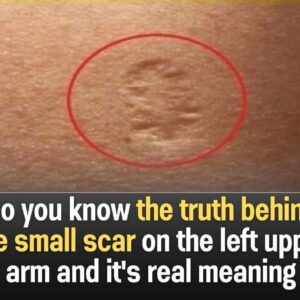 True Meaning Behind the Tiny Scar on Your Upper Left Arm!”