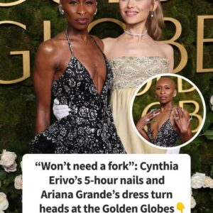 “Won’t Need A Fork”: Cynthia Erivo & Ariana Grande Go Wicked With Their Golden Globes Outfits