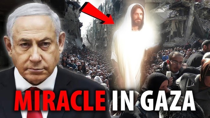 BREAKING NEWS!! JESUS APPEARS IN GAZA 6.000.000 MUSLIMS CONVERTED