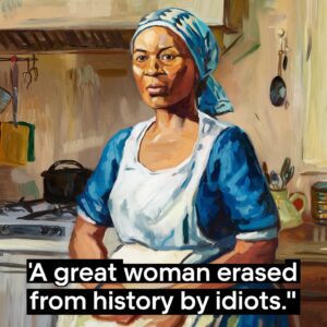 A GREAT WOMAN ERASED FROM HISTORY BY IDIOTS