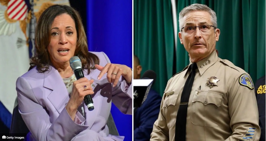Calif. Sheriff ‘Really Upset’ Harris Featured Him in New Campaign Add-