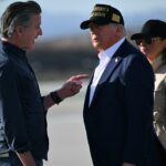 Newsom Thanks Trump For Coming to See Wildfire Damage During Tarmac Meeting