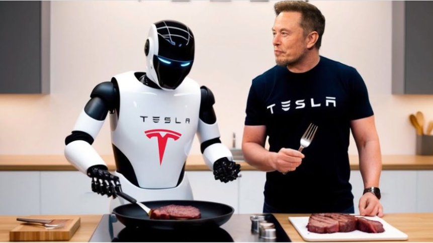 Elon Musk Unveils $5,000 Robot Chef That Outshines Professional Cooks – A Culinary Revolution!