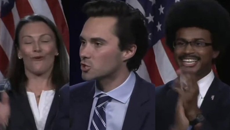 PEOPLE THOUT THIS WAS AN SNL SKIT,BUT IT WAS THE DNC!