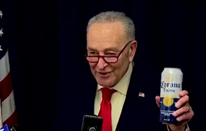 Schumer claims most of the beer ‘comes from Mexico’ while trying to insult Trump(VIDEO)