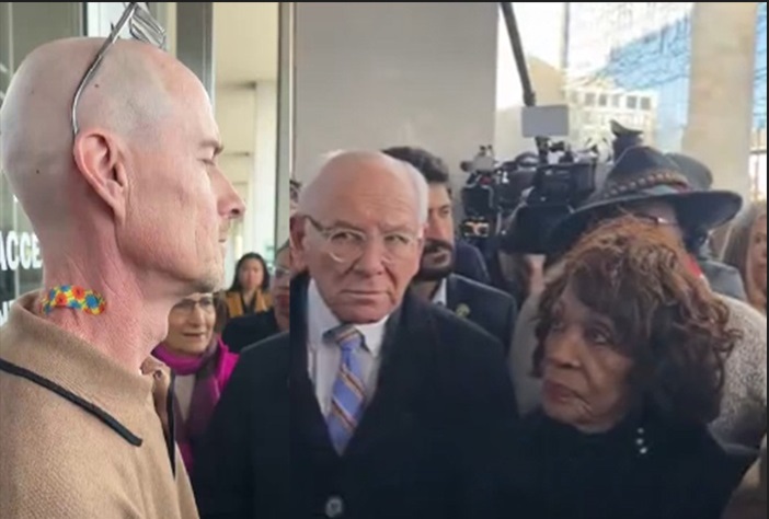 Guy calmly puts unhinged Maxine Waters in her place