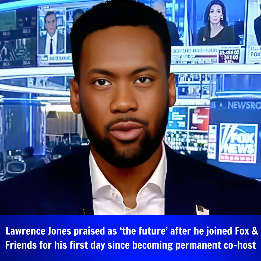 Lawrence Jones praised as ‘the future’ after he joined Fox & Friends for his first day since becoming permanent co-host