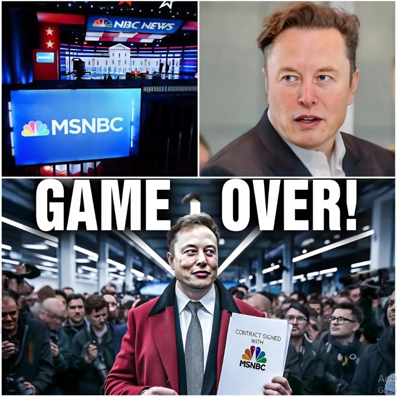 7 MINUTES AGO: Elon Musk announced that he has acquired MSNBC for $900 million to put an end to toxic programming.