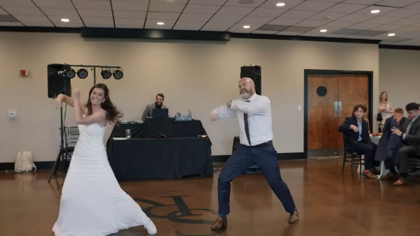 “Madi and Her Dad’s Unexpected Wedding Dance Steals the Spotlight!”