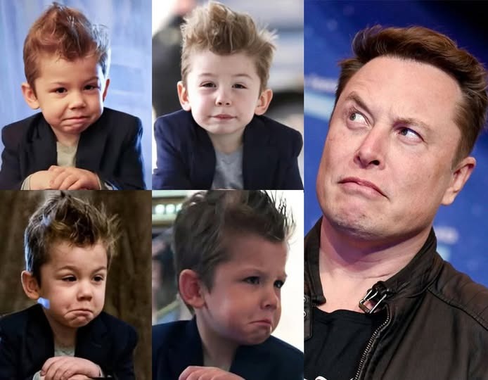 Elon Musk’s Son Lil X is a Mini Replica of His Father – and the Internet Can’t Get Enough!