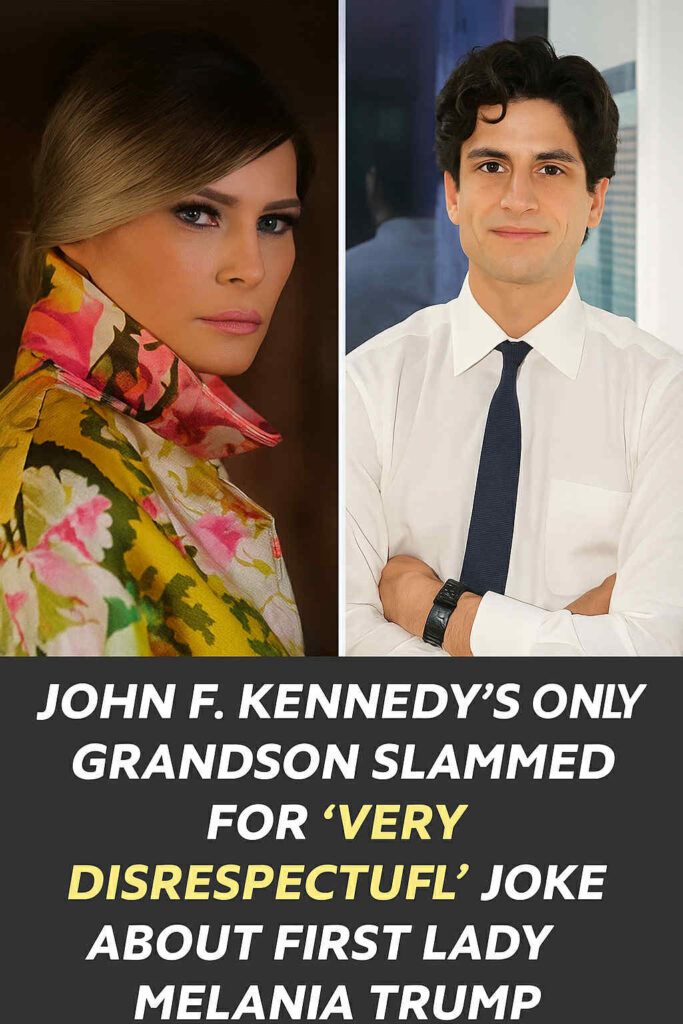 JFK’s Grandson Jack Schlossberg Under Fire for Mocking First Lady Melania Trump