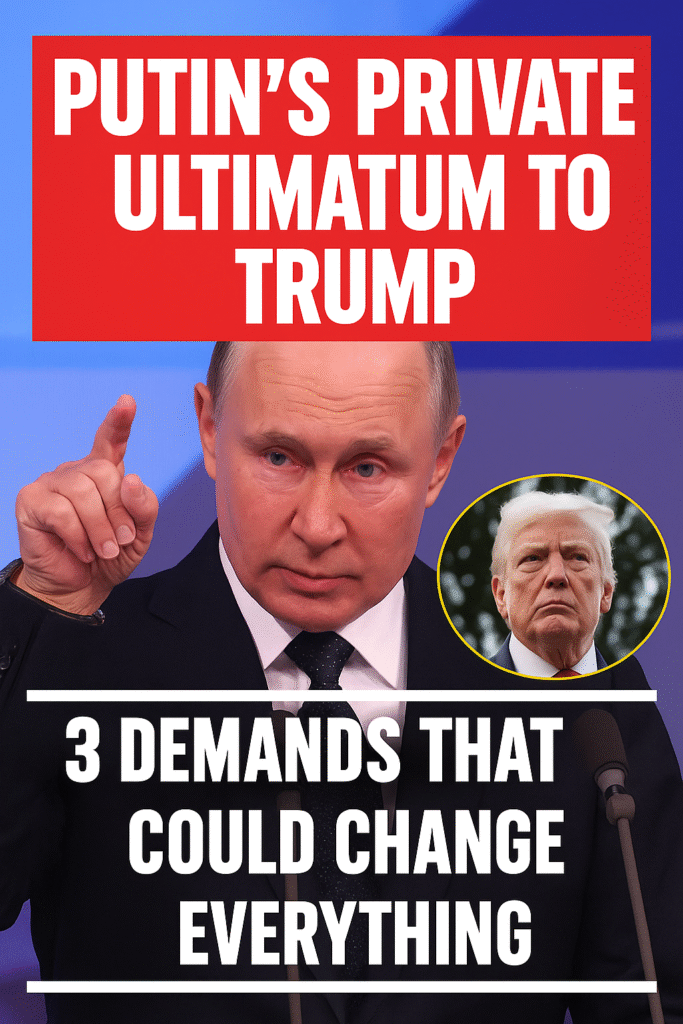 Putin’s Private Ultimatum to Trump !