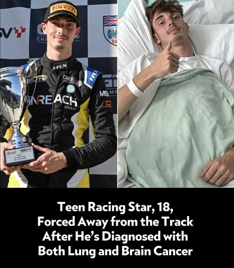 Teen Racing Star, 18, Steps Away from Track After Brain and Lung Cancer Diagnosis !