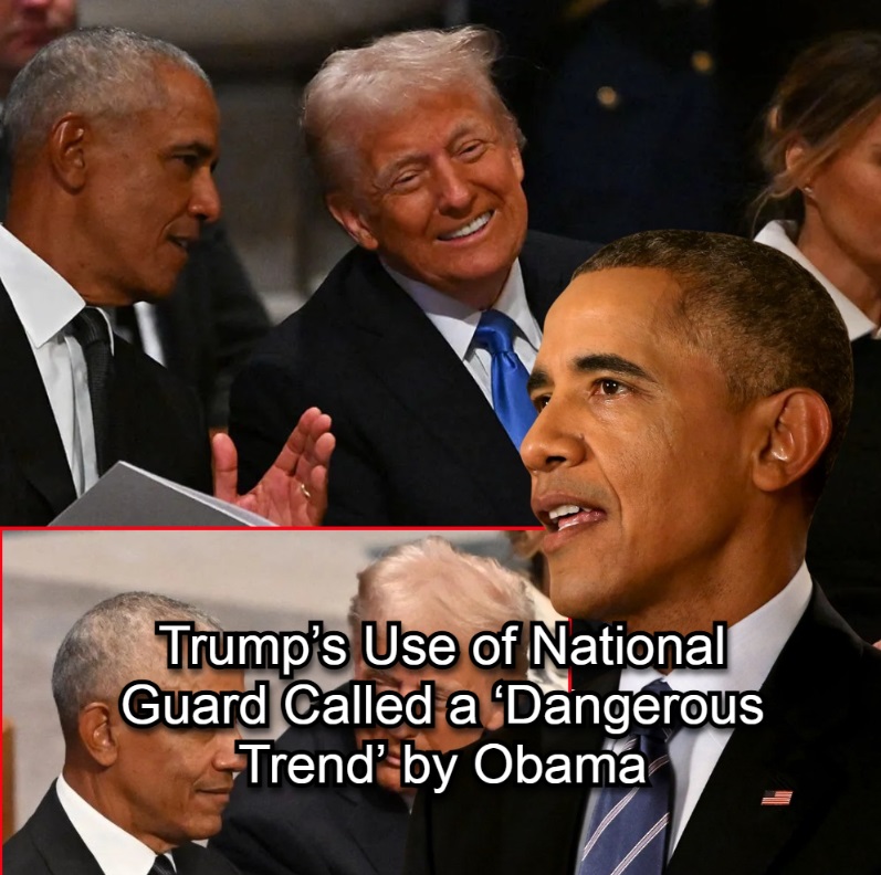 Obama Criticizes Trump’s Use of the National Guard in Cities, Calling It a “Dangerous Trend”
