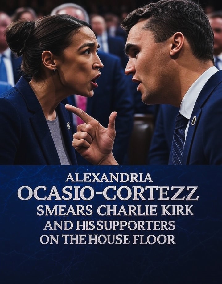 Alexandria Ocasio-Cortez Smears Charlie Kirk and His Supporters on the House Floor