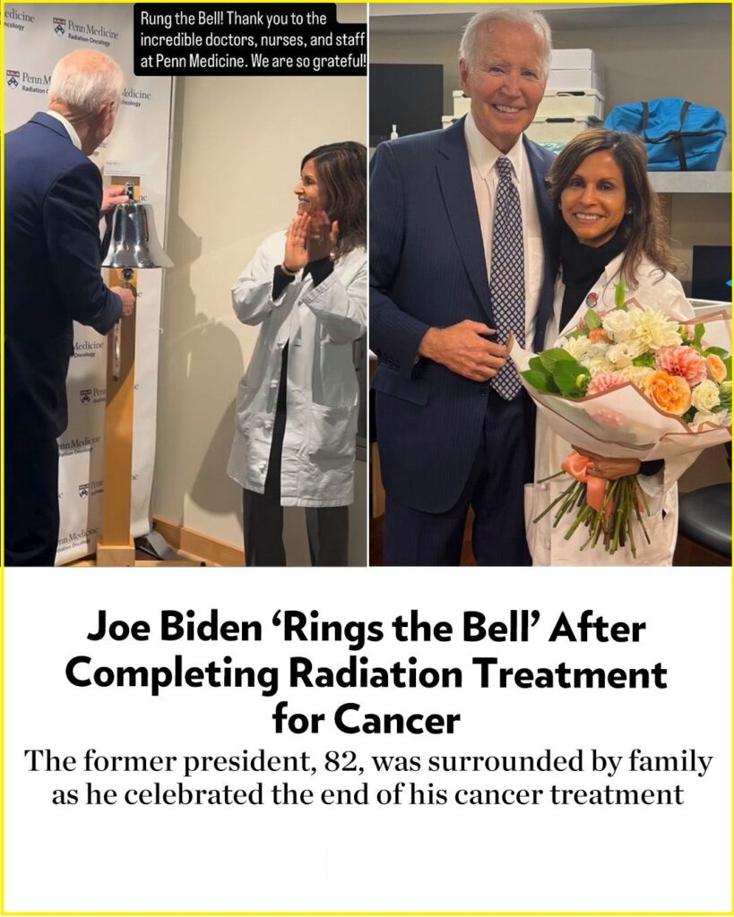 Joe Biden ‘Rings the Bell’ After Completing Radiation Treatment for Cancer