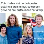A Son’s Gift: He Grows His Hair to Make a Wig for His Mother Fighting a Brain Tumor –