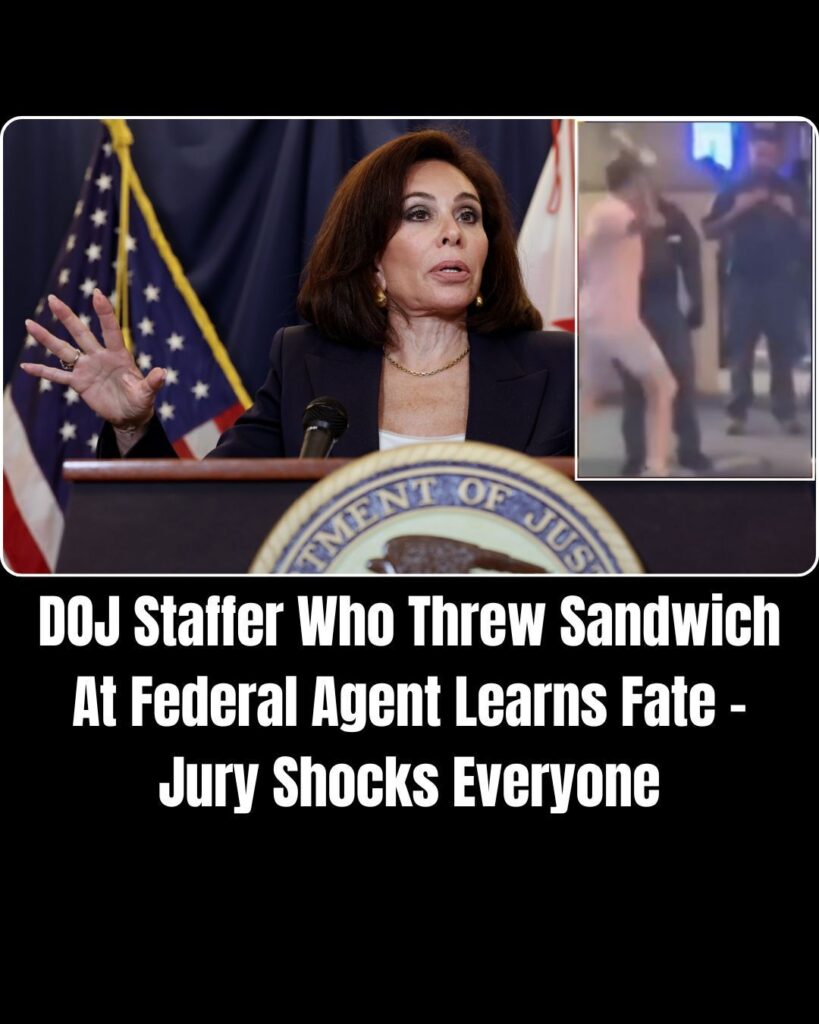Verdict Reached in Case of Ex-DOJ Employee Accused of Throwing Sandwich at Federal Officer !