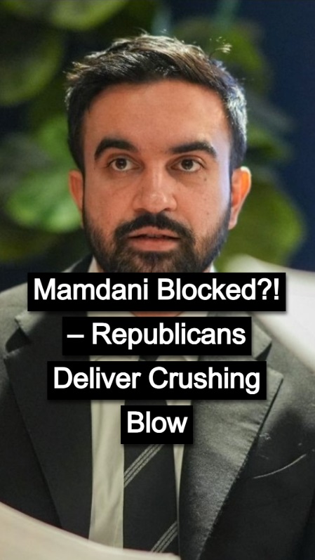 GOP Explores Options to Prevent Mamdani from Assuming Office !