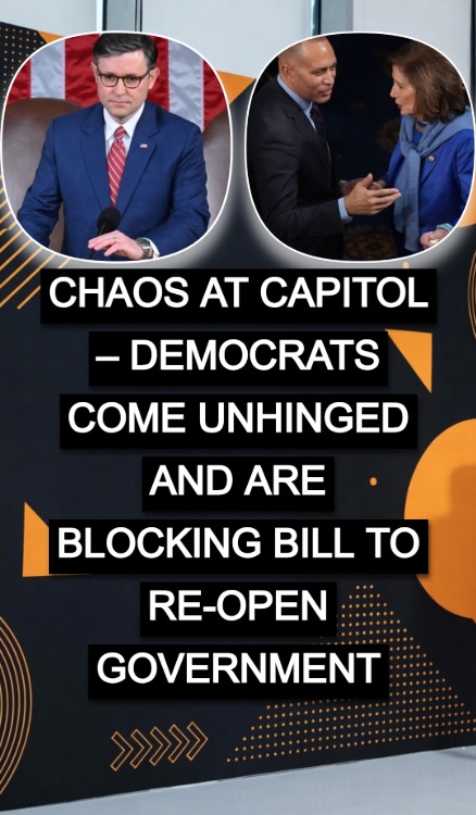 Small Group of Democrats Joins Republicans to Approve Government Reopening Measure !