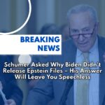 Schumer Asked Why Biden Didn’t Release Epstein Files – His Answer Will Leave You Speechless !