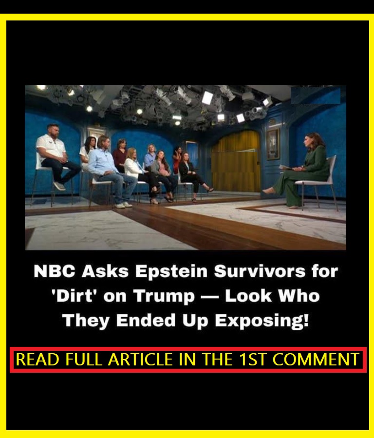 NBC Asks Epstein Survivors for ‘Dirt’ on Trump — It Backfires Spectacularly