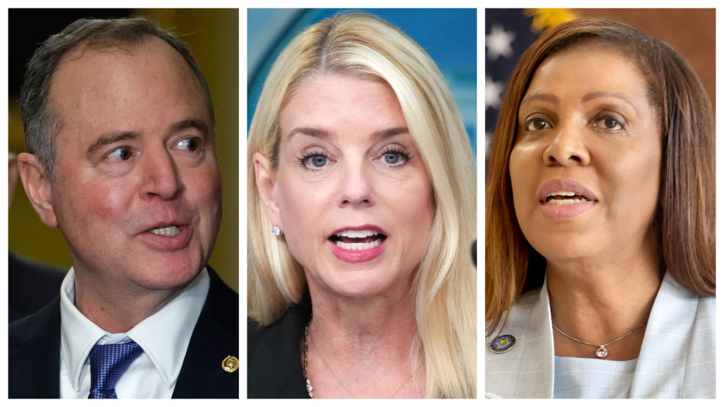 DOJ Probe Targets Schiff, James as Trump Hints at Reversing J6 Committee Pardons